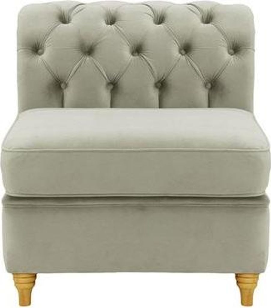 Chesterfield Modul - Innenelement, einsitzig (1CP)-Velluto 15-like oak