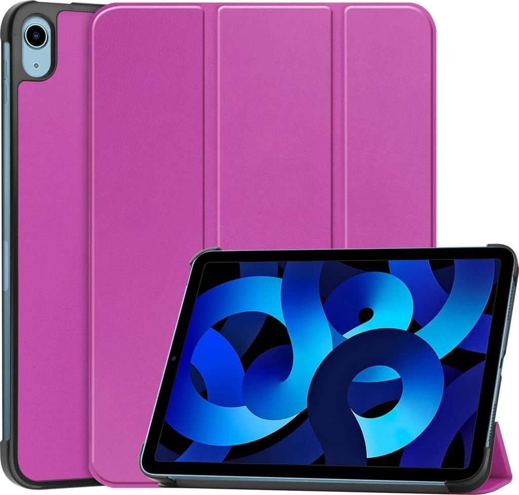 Mobigear Tri-Fold iPad 10 (2022) Hülle Klapphülle - Lila