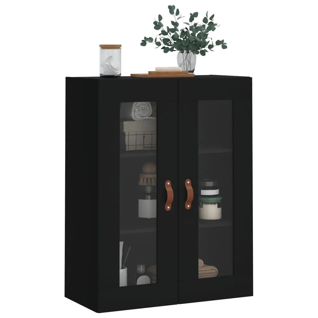 Mobile Vetrina Parete Nero Möbel2025 CHY6656224 | Specifica 70x34x90 cm - 4