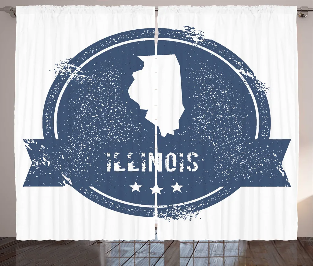 Tenda Universale ABAKUHAUS Illinois 280x225 cm Lavabile Blu Grunge