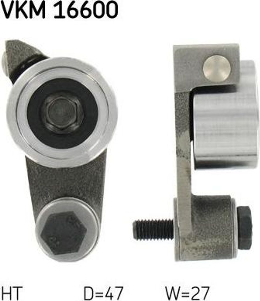 SKF VKM 16600 Spannrolle, Zahnriemen OE 6842593 kompatibel mit 850, 960