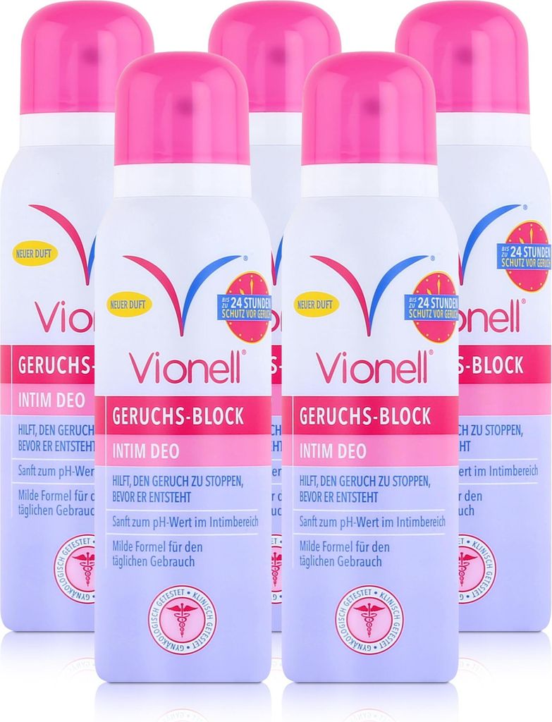 Vionell Geruchs-Block Intim Deo 125ml - Sanft im Produktbild 