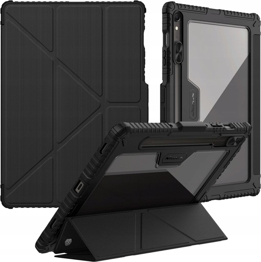 Nillkin Fall Fall Fall für Samsung Galaxy Tab S9 Schwarz