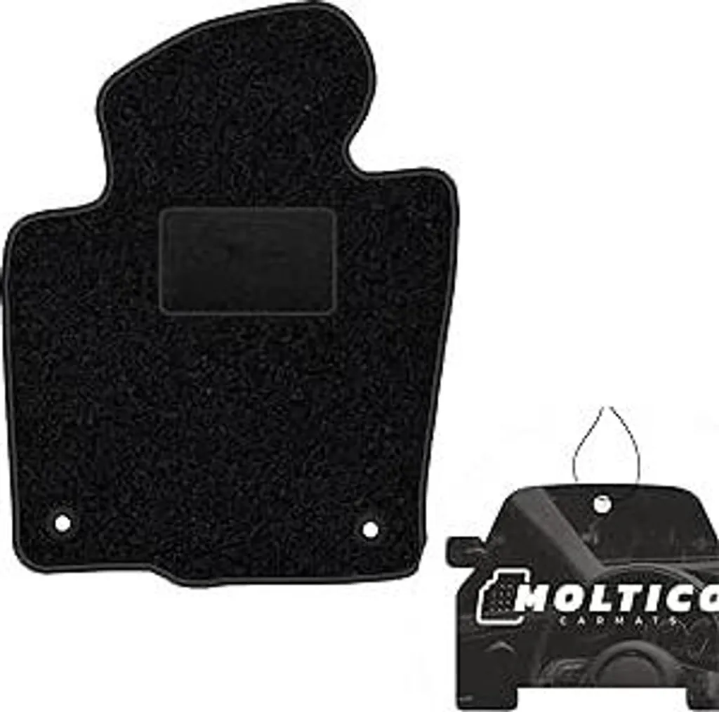 Tappetino Guida VW EOS 2006-2015 Velour Nero - Qualità moto-MOLTICO