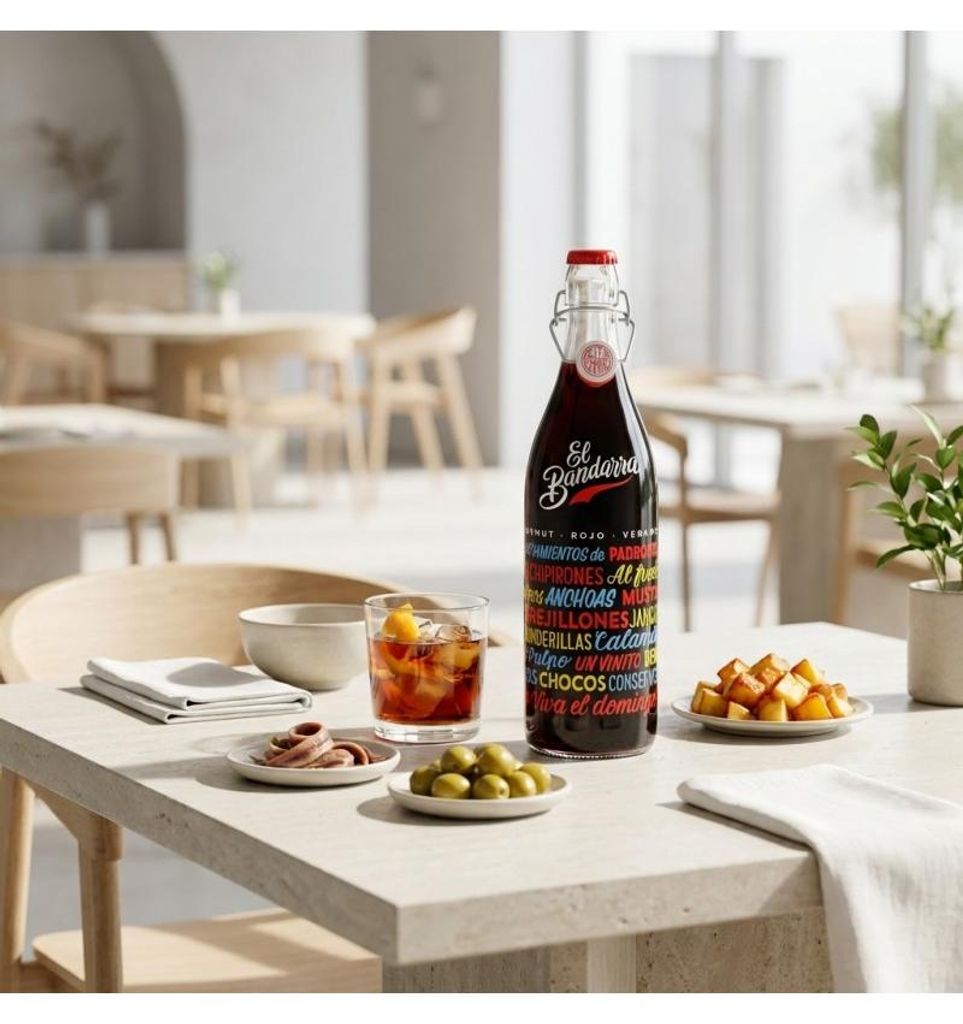Vermut El Bandarra 1L Aperitif (Wermut) Spanien  100.00 cl Immagine del prodotto 