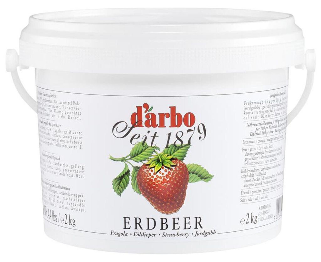 Darbo Naturrein Crema di frutta alla fragola Marmellata di Immagine del prodotto 