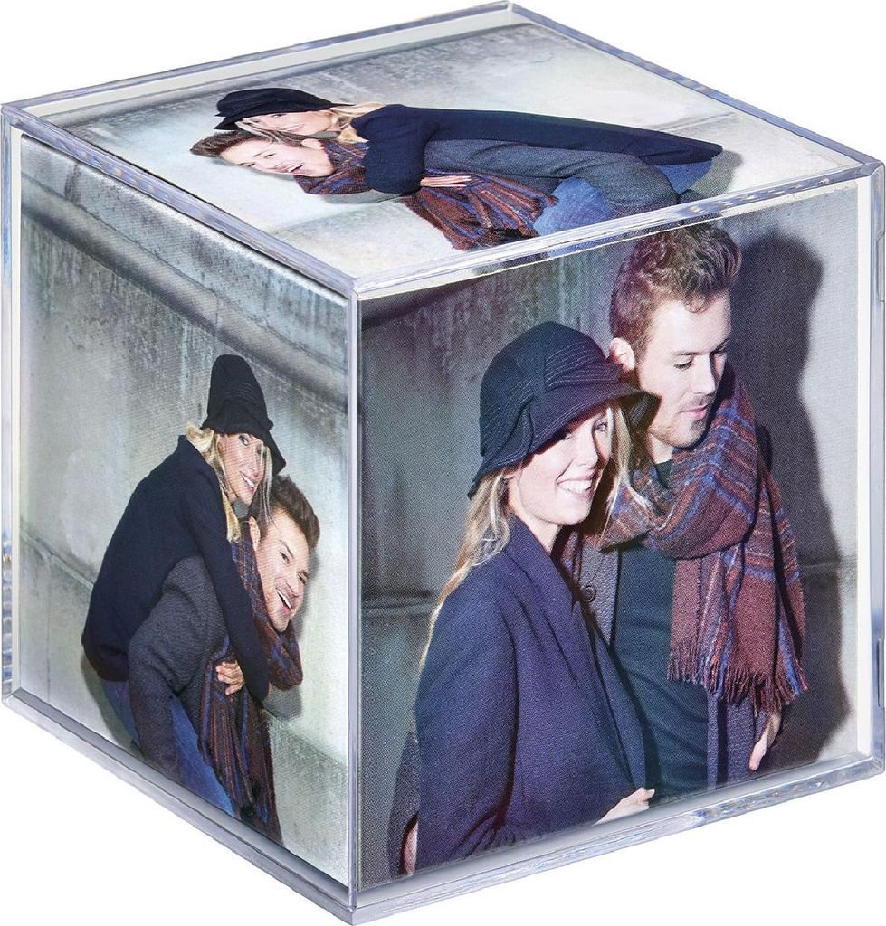 Fotowürfel transparent 6x 8,5x8,5 cm Produktbild 