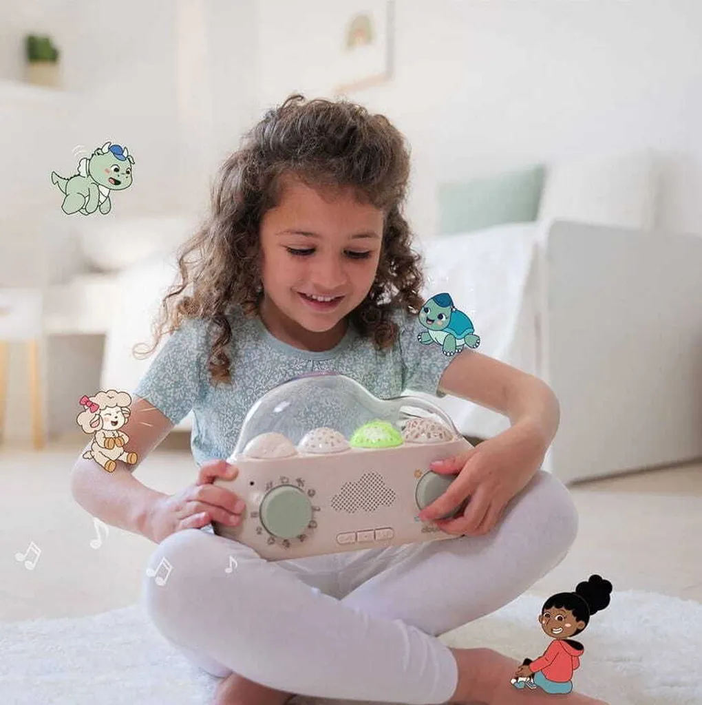 Aide au Sommeil Enfant CloudBox Cloud B Projecteur et Contes Bilingues