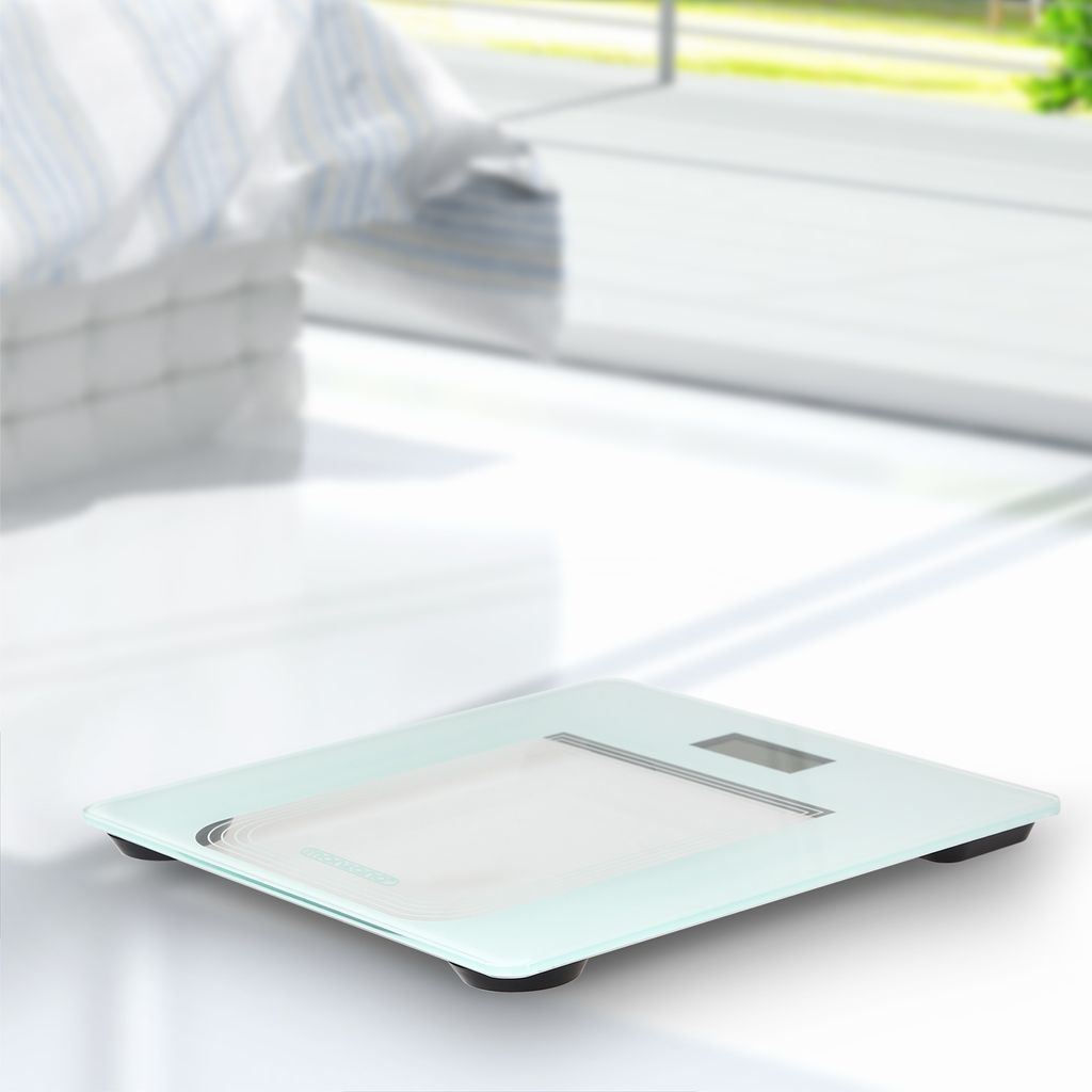 MONZANA® Digitale Personenwaage hochpräzise DMS-Sensoren Produktbild 2