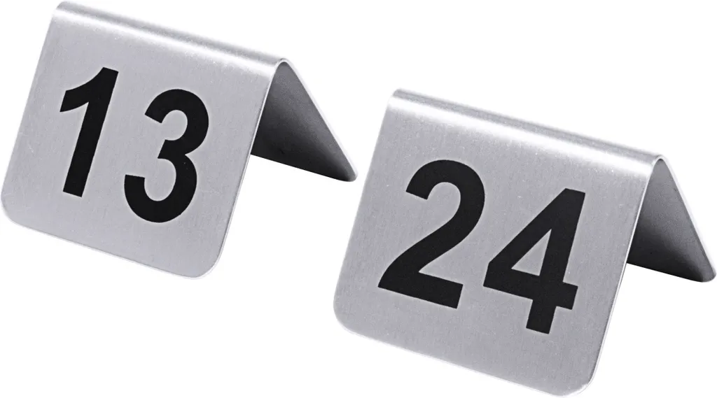 CONTACTO Numeri dei tavoli da 13 a 24