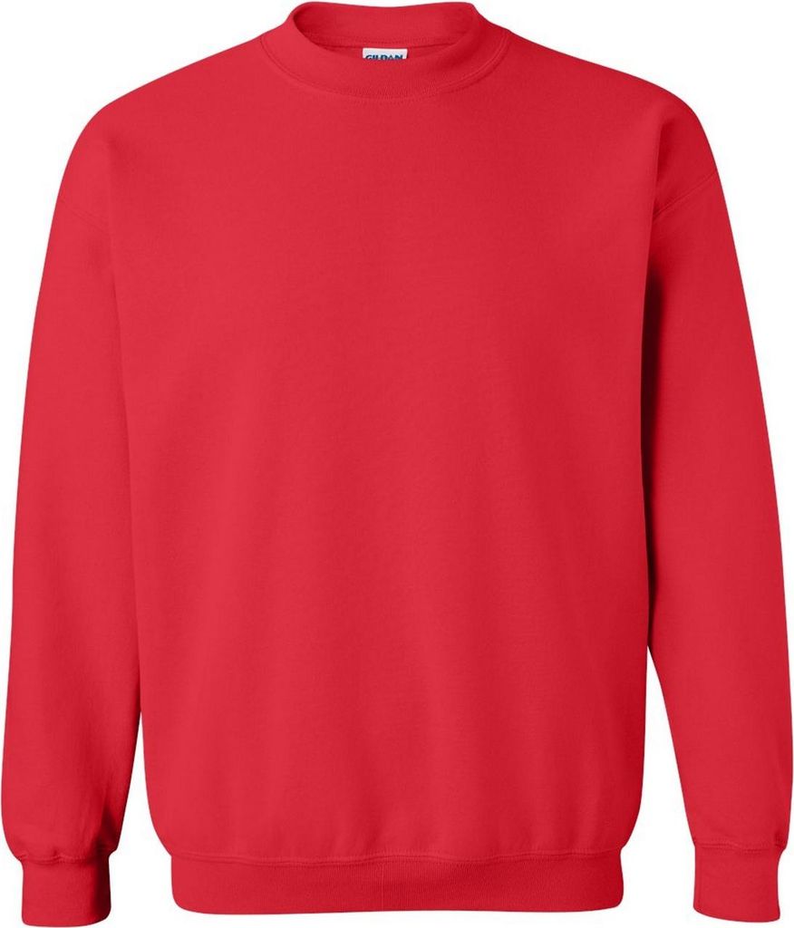 Gildan - Sweatshirt Rundhalsausschnitt für Herren/Damen Uni FK3052 (XXL) (Rot)