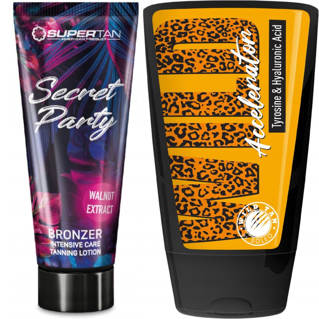Supertan Secret Party + Wild Tan Wild Accelerator gratis