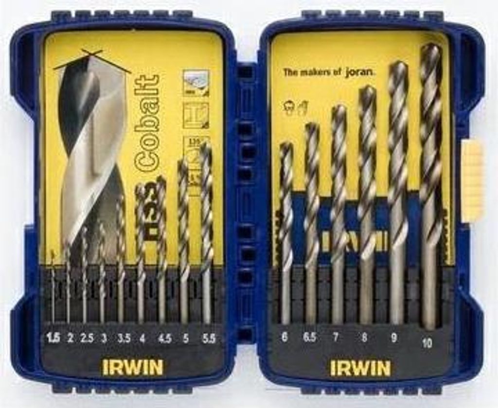 Irwin Metallbohrer HSS-E Cobalt, Set 15-tlg. Produktbild 