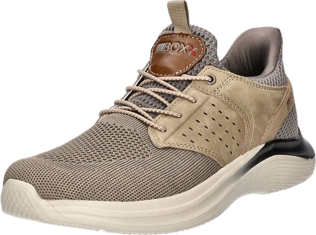 BOXX Herren-Sneaker Beige-Grau, Farbe:beige/schlamm, EU Größe:41