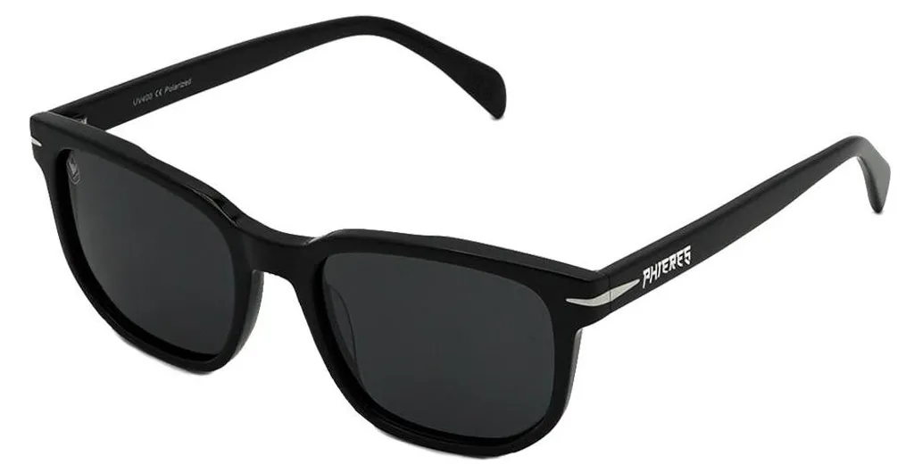 PHIERES Del Phabon BLK Noir : Lunettes de Soleil Design de Luxe