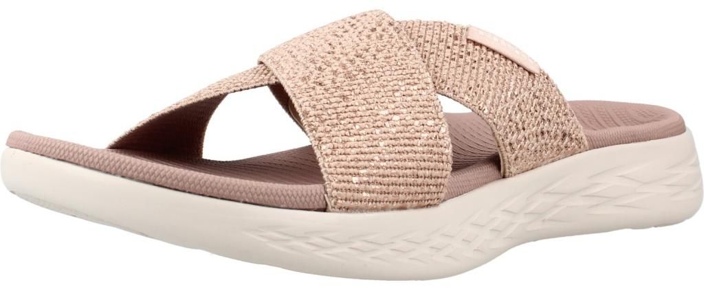 Skechers Damen Pantoletten On the Go 600 GLISTENING Rosé Produktbild 