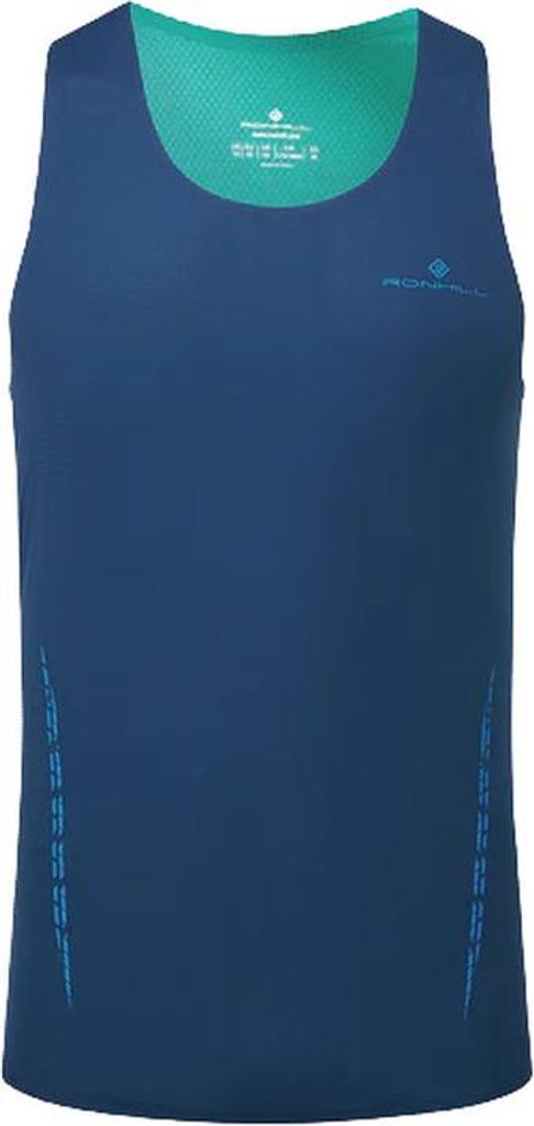 Herren-Tanktop RONHILL M TECH RACE VEST Man, dunkelblau/tiefes Laguna Größe: S