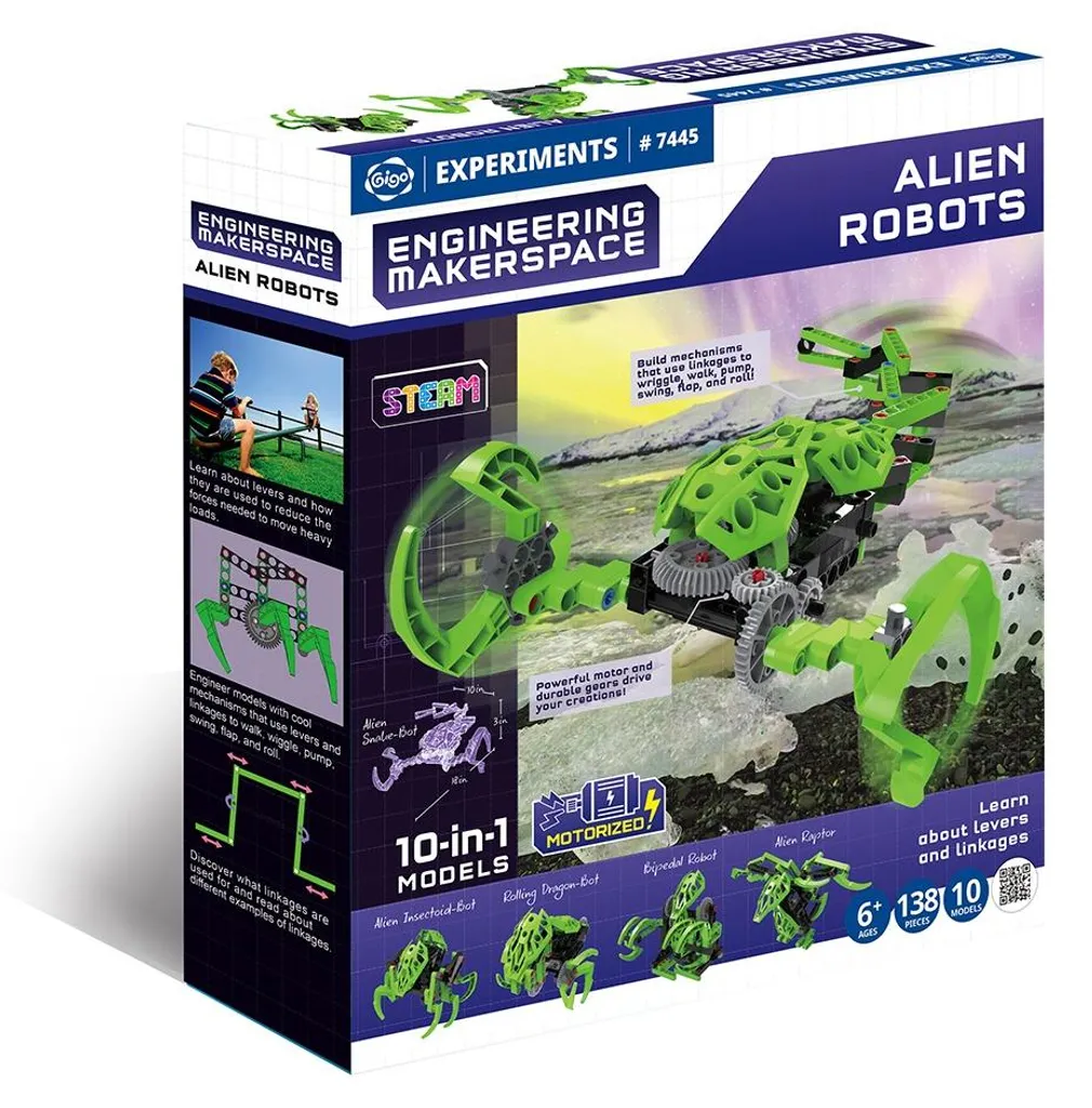 Kit STEM robot extraterrestre Genius Toy contre l'ennui des enfants