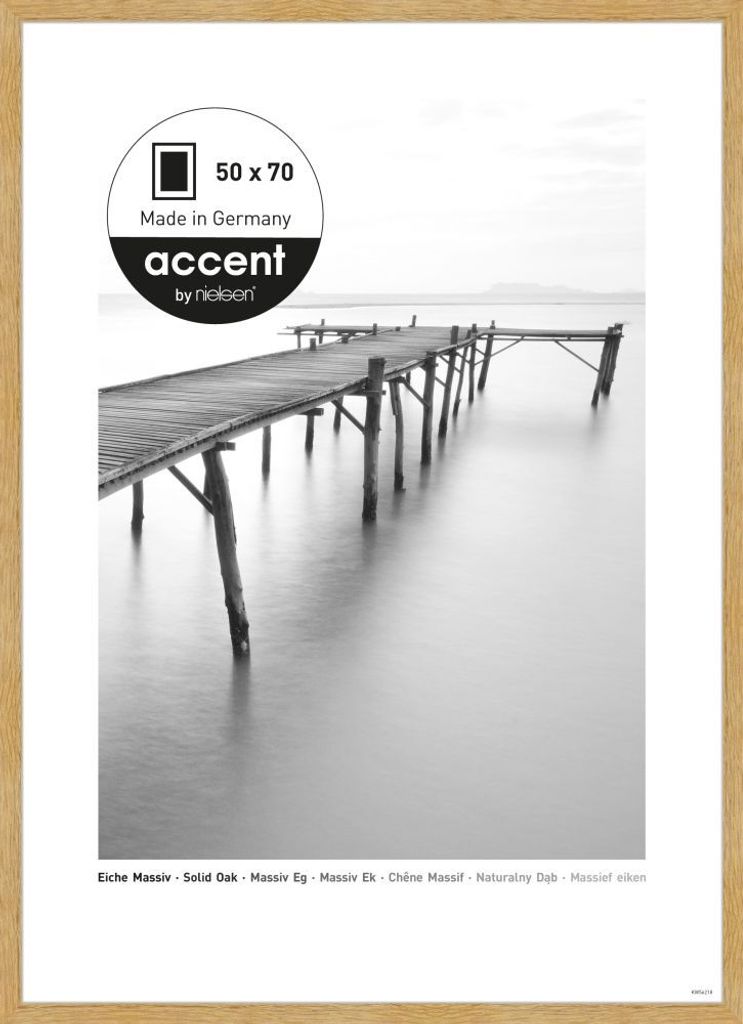 Nielsen Accent rám z masívneho dreva Scandic 50x70 cm dub Obrázok produktu 