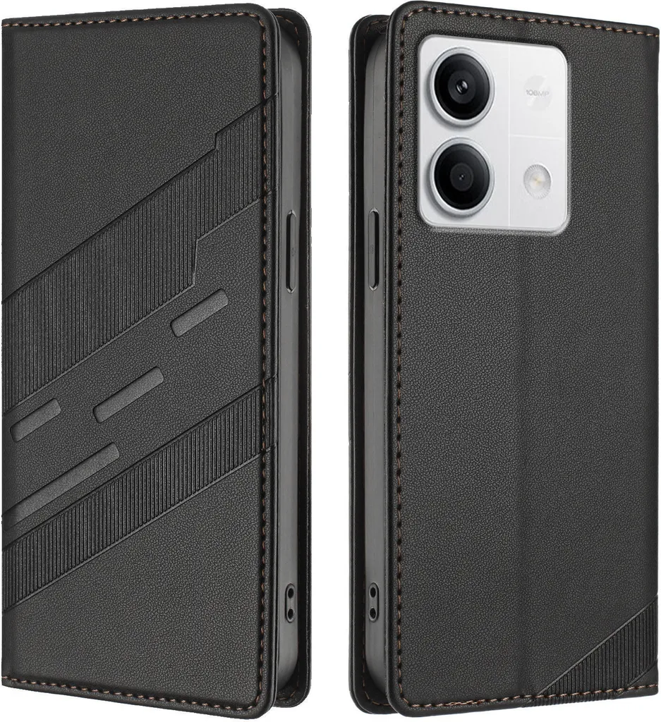 Custodia Xiaomi Redmi Note 13 5G: Il tuo Portafoglio Digitale in Nero