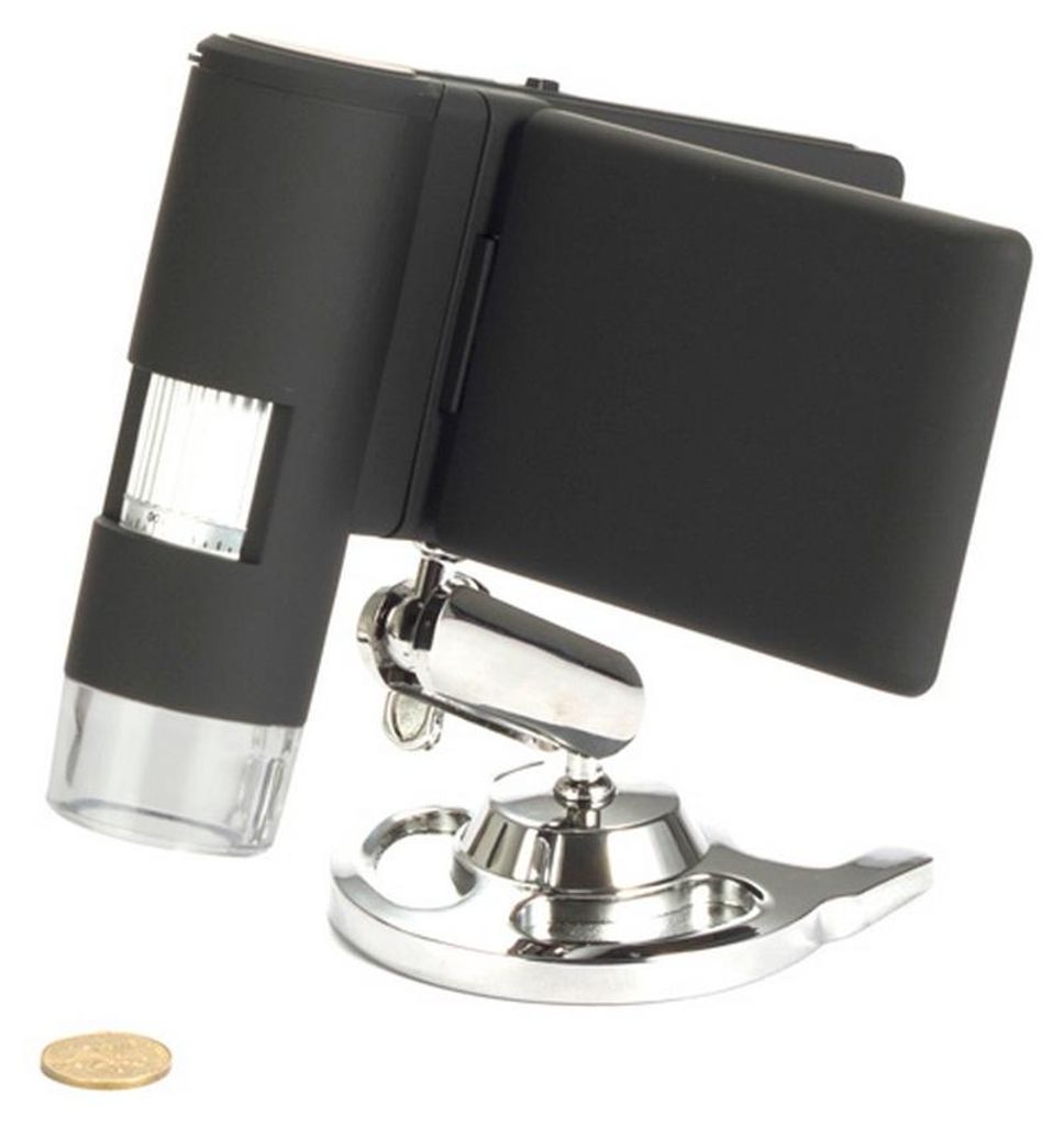 Levenhuk DTX 500, Digitales Mikroskop, Schwarz, LCD, 7,62 cm (3"), MicroSD (TransFlash), 500x