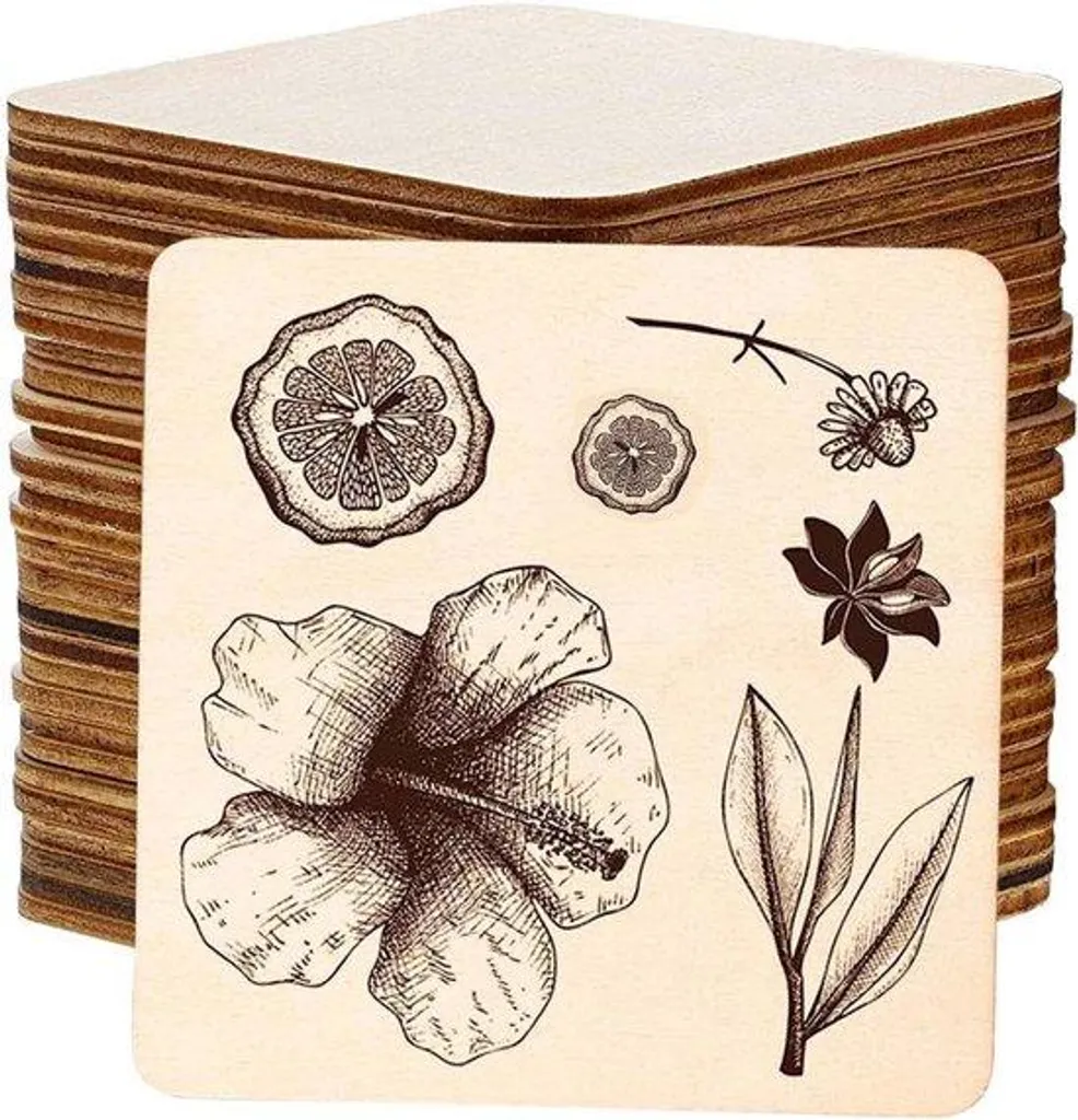 Rondelle bois naturel 10cm - Plaque lisse haute qualité pour DIY déco