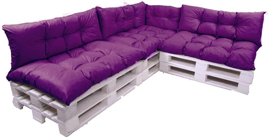 Zestaw poduszek na palety 7szt | siedzisko 120x80 + oparcie Zdjęcie produktu 