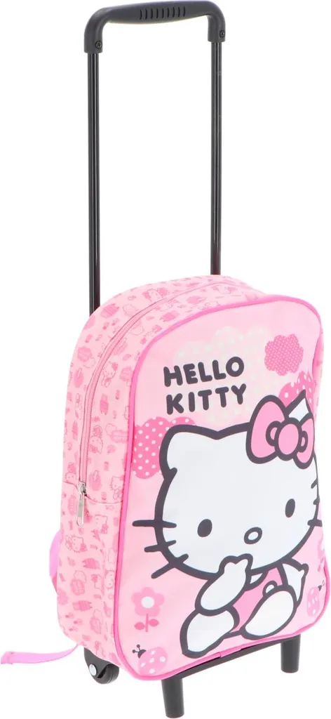 Zaino con Ruote Hello Kitty 31cm - Zainetto Trolley Scuola Materna