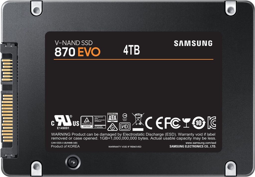 Samsung 870 EVO 4 TB 2.5  Serial ATA III V-NAND Produktbild 