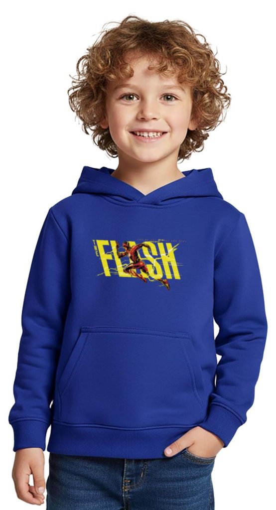 Spreadshirt The Flash Speedster Mit Logo Kinder Premium Hoodie, 110/116 (4 Jahre), Royalblau