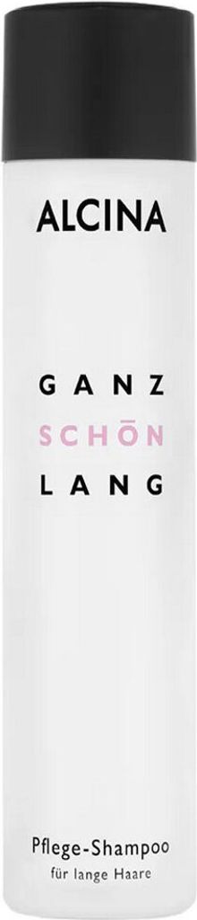 ALCINA Ganz Schön Lang Pflege-Shampoo, 250 ml, Shampoo, Frauen, beschädigtes Haar, trockenes Haar, normales Haar, Dünnes Haar, Alle Farben, Rein...