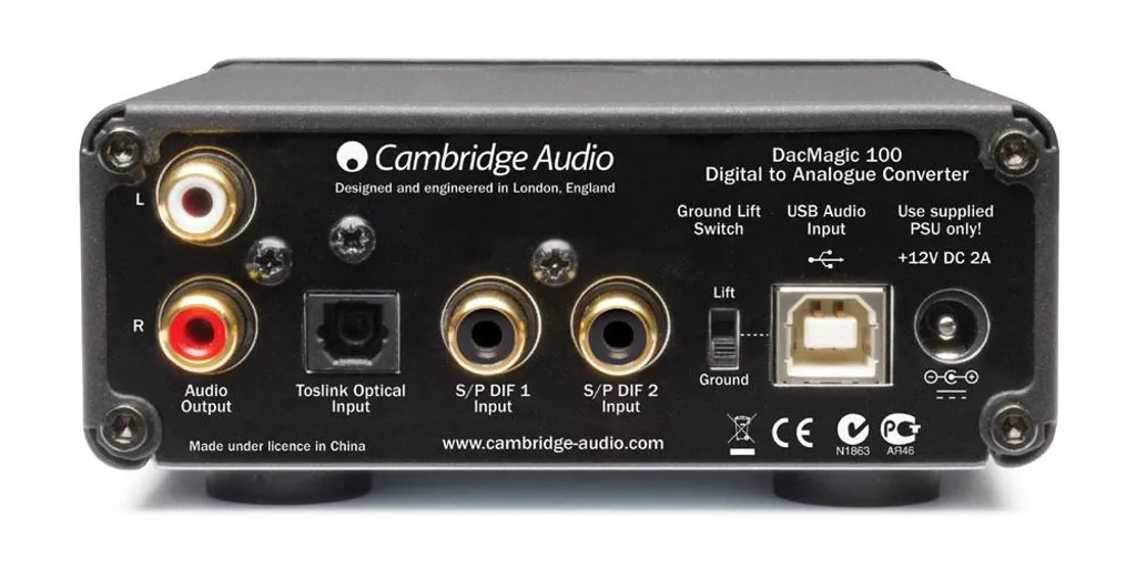 Convertisseurs audio-numériques noirs DAC - Liaison Toslink et Coaxial - 2