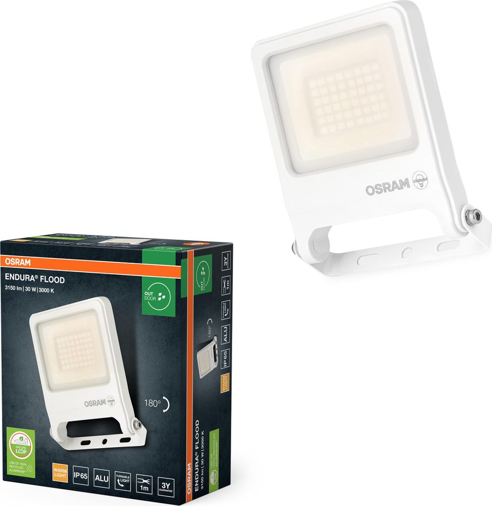 Osram ENDURA® Flood Warm White PCR - Effiziente Produktbild 