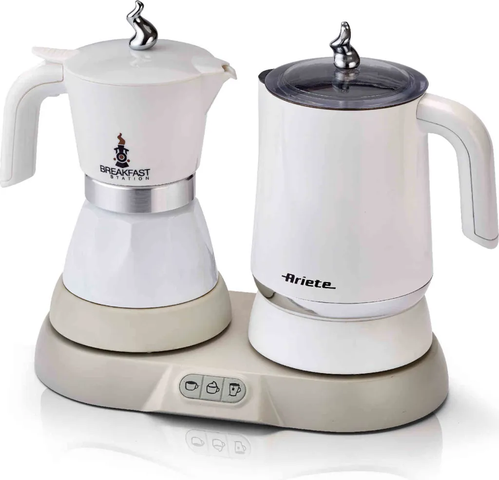 Ariete 1344 Espresso Moka Elettrica 2 o 4 Tazze Cappuccino 500 Watt