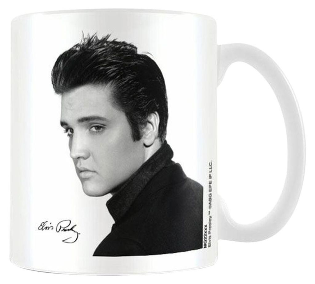 Elvis - Tazza da caffè, ritratto BS2448 (taglia unica) Immagine del prodotto 