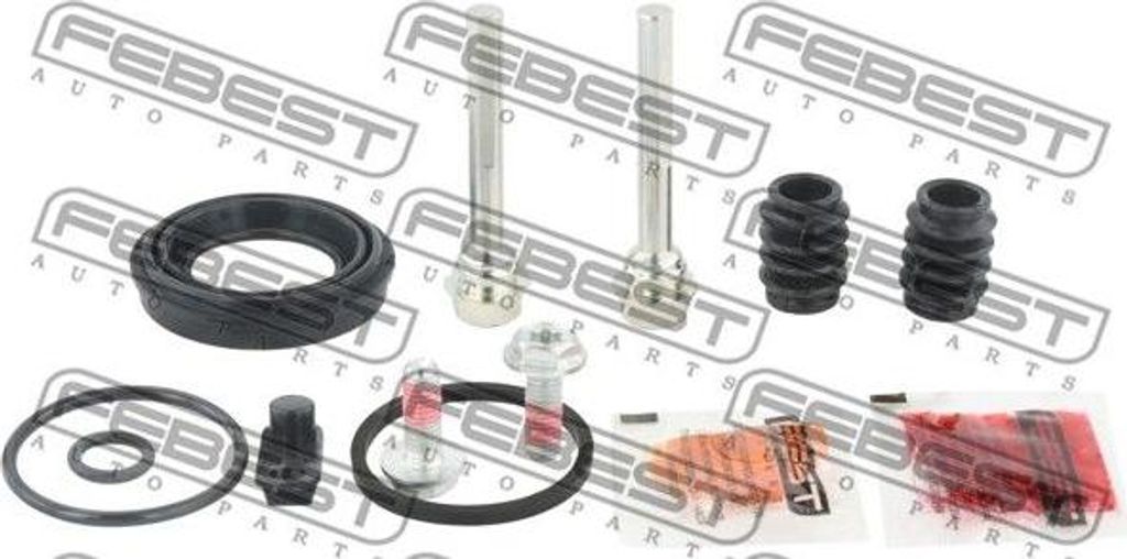 FEBEST 1975-F10R Reparatursatz, Bremssattel OE 34206786046 kompatibel mit 5er F10, 5er G30, 5er F11, 5er G31, 6er F12, 6er F13, 6er F06, 6er G32, 7...