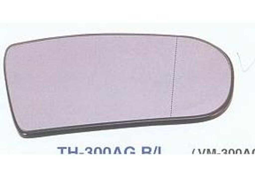 ABAKUS 2416G01 Spiegelglas, Außenspiegel OE 2028100721 kompatibel mit E-Klasse