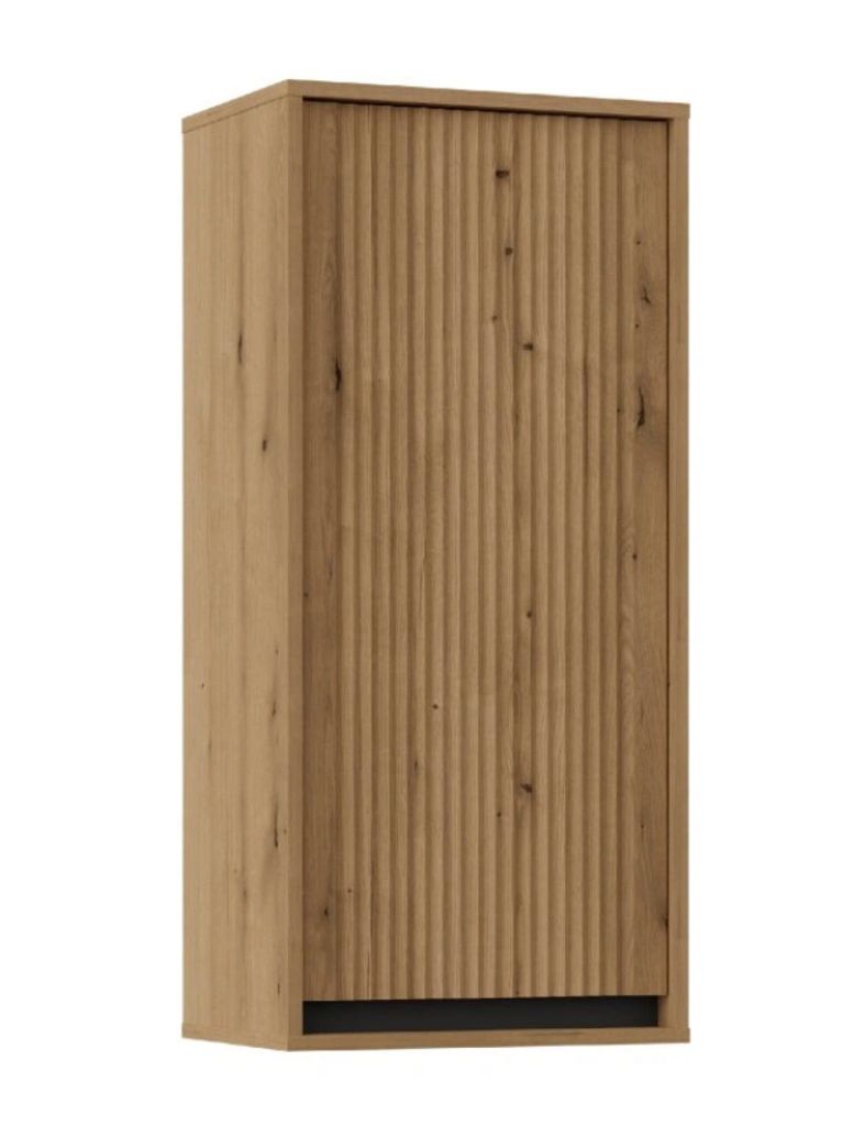Armoire murale TIRIL - Evoque chêne / noir Image du produit 
