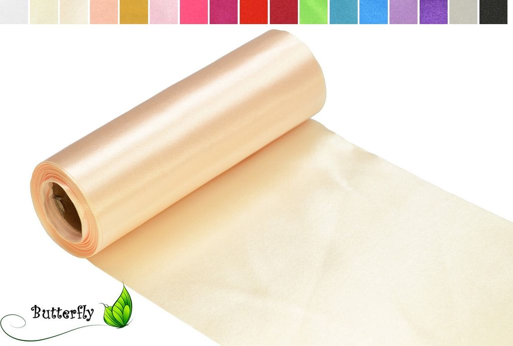 9m Rolle Satin Tischband 30cm, Farbauswahl:champagner 815