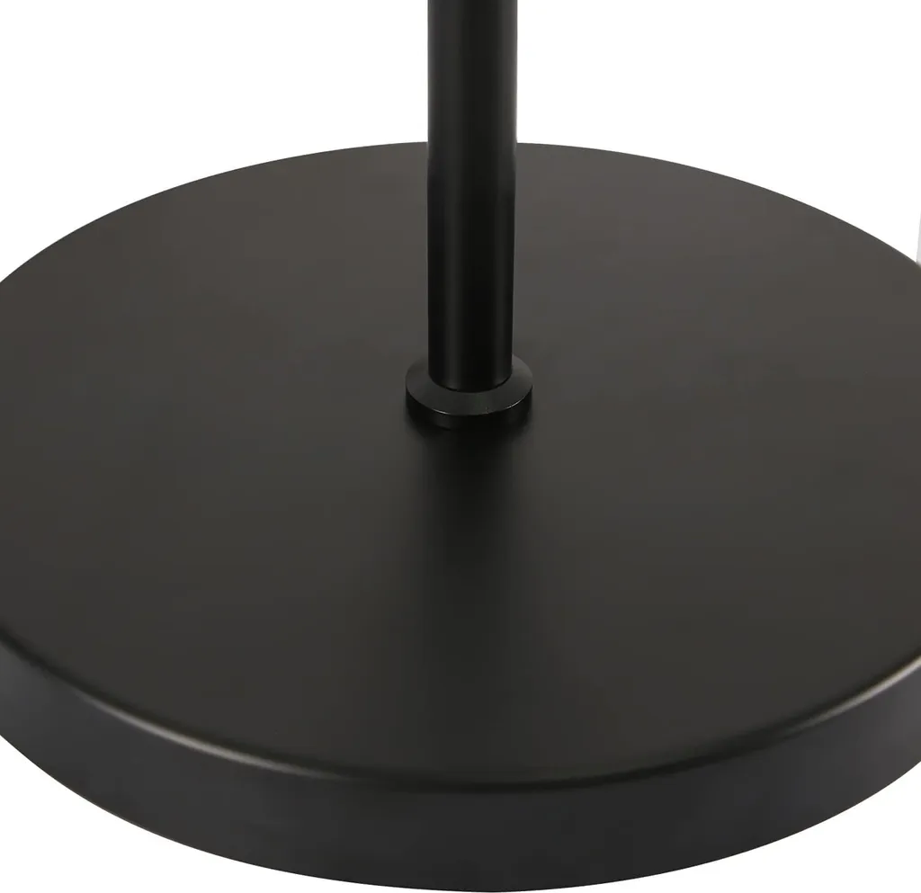 Lampadaire Bois Noir 2 Lampes E27 - Solution Éclairage Rétro pour Grand Salon - 6