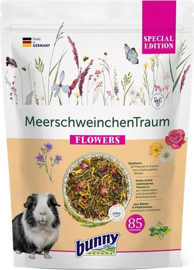 Bunny MeerschweinchenTraum SPECIAL EDITION FLOWERS 1,5 kg Produktbild 