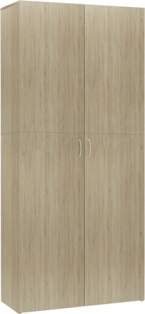 vidaXL Szafka na buty dąb sonoma 80x35,5x180 cm Materiał Zdjęcie produktu 