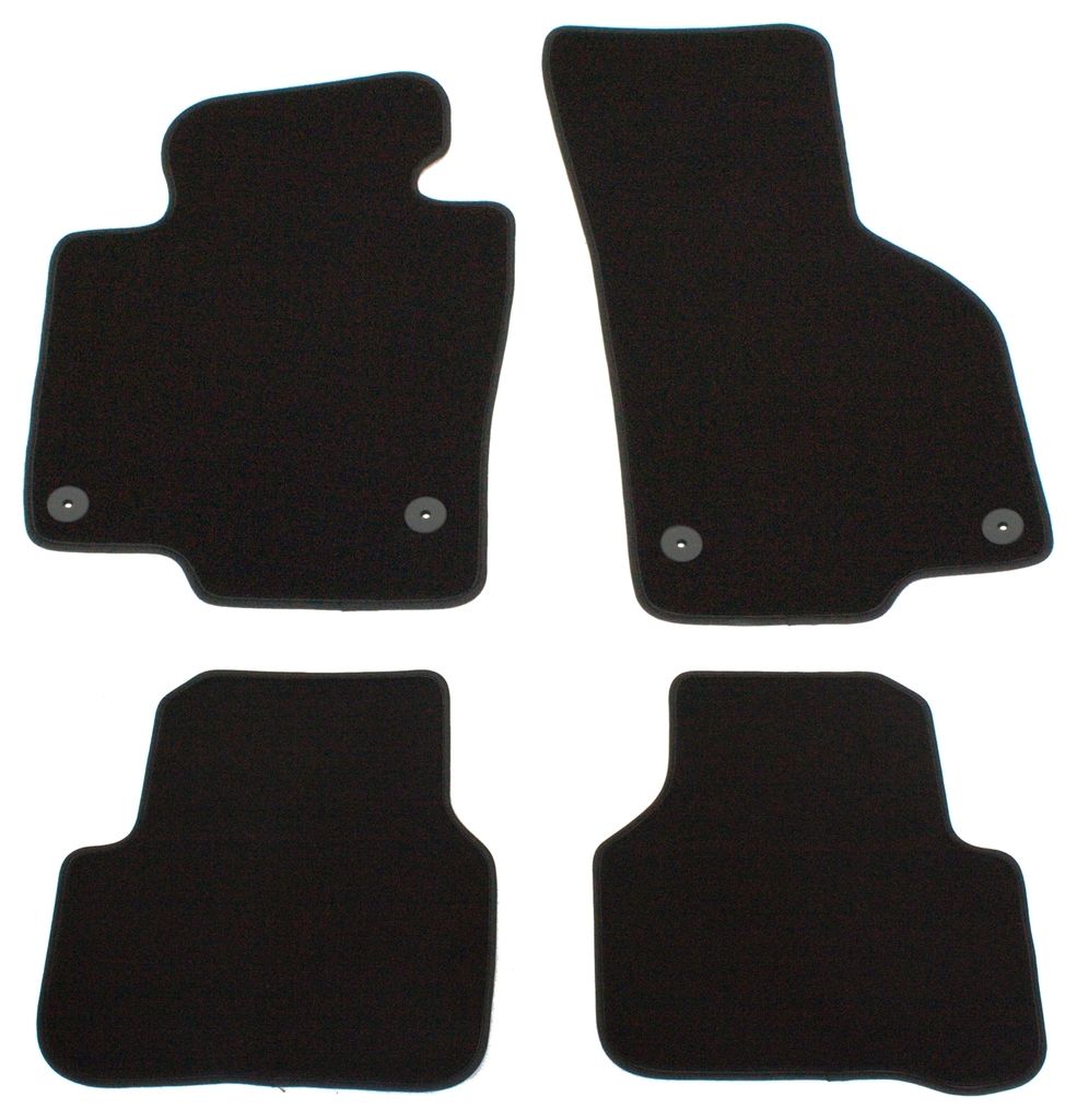 Velours Fußmatten Set für VW Passat 3C B6 / B7, Bj. 3/2005-10/2014