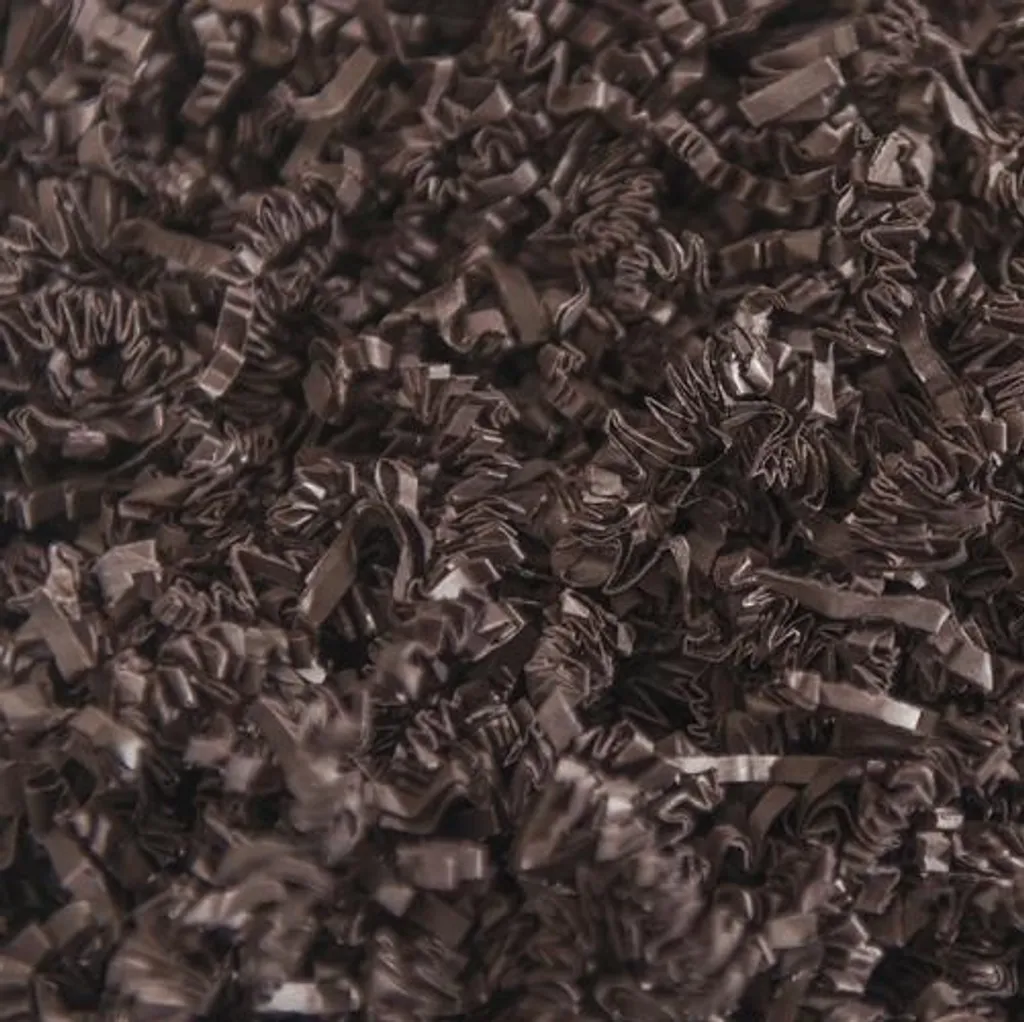Frisure de papier SizzlePak 10kg de couleur marron foncé pour colis