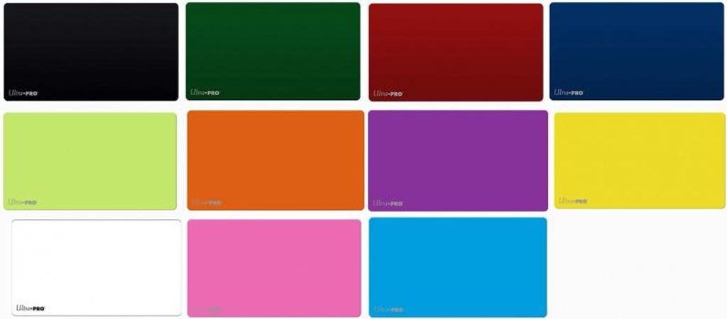 Ultra Pro Solid Playmat - verschiedene Farben -, Farbe:weiß / white