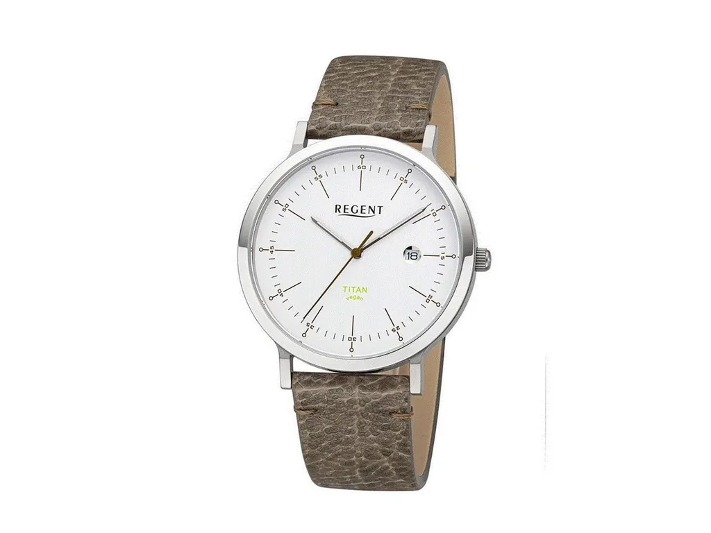 Orologio Uomo Regent Titanio: Eleganza Sostenibile con Cinturino Mela