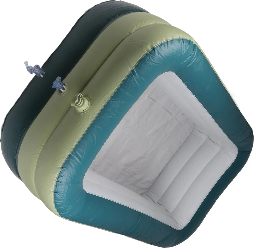 Piscina Bambini Rettangolare Motivo Simpatico - PVC Resistente Verde - 5