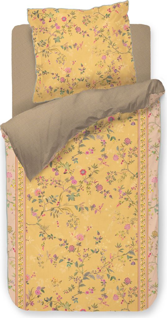 Pip Studio Bettwäsche Set 135x200 Gelb | Bodhi Flower