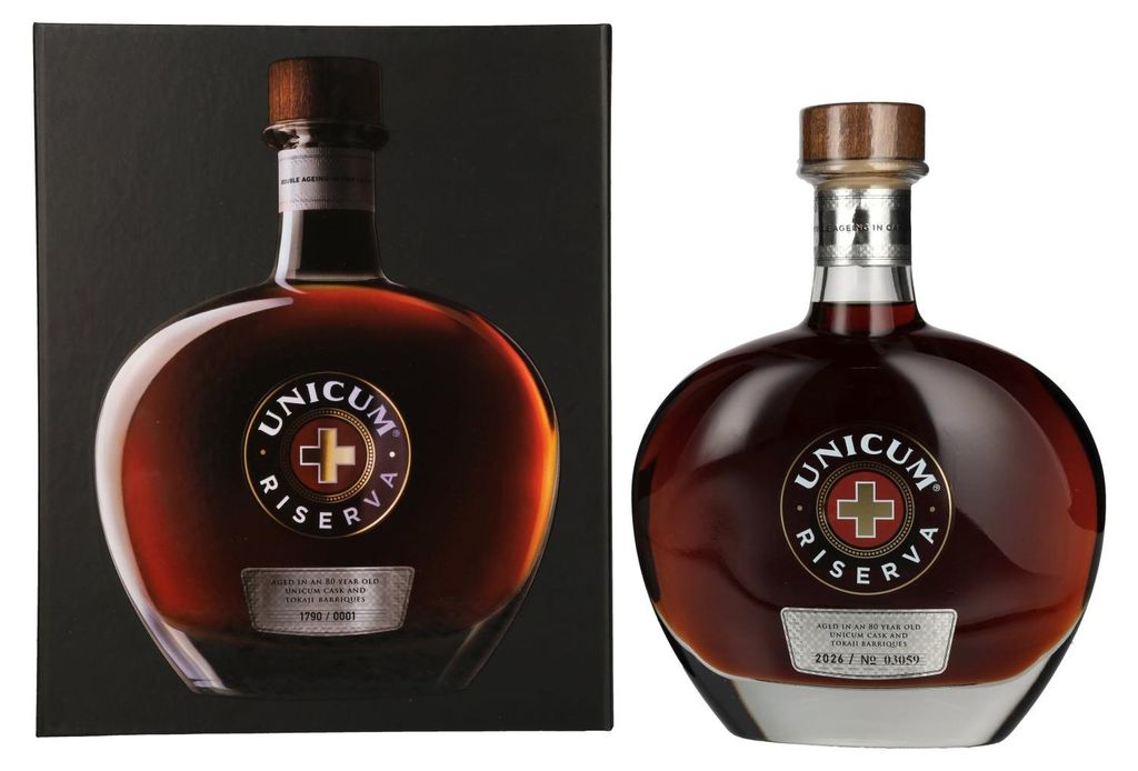 Zwack Unicum Riserva 40% Vol. 0,7l in Geschenkbox Produktbild 