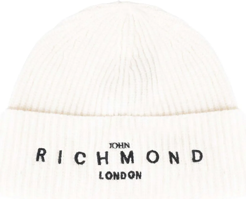 Offerta Berretto John Richmond RMA22156HA Bianco - Ultimi Pezzi S/M